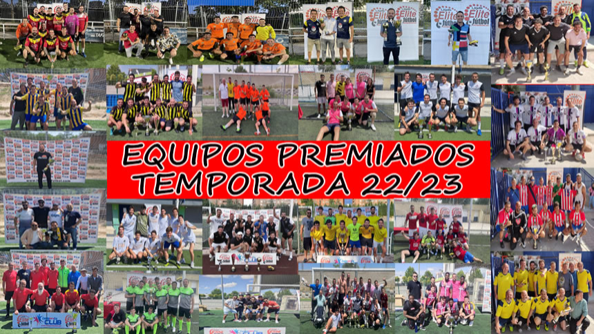 EQUIPOS PREMIADOS TEMPORADA 22/23